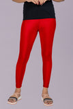 Shimmer Leggings Red