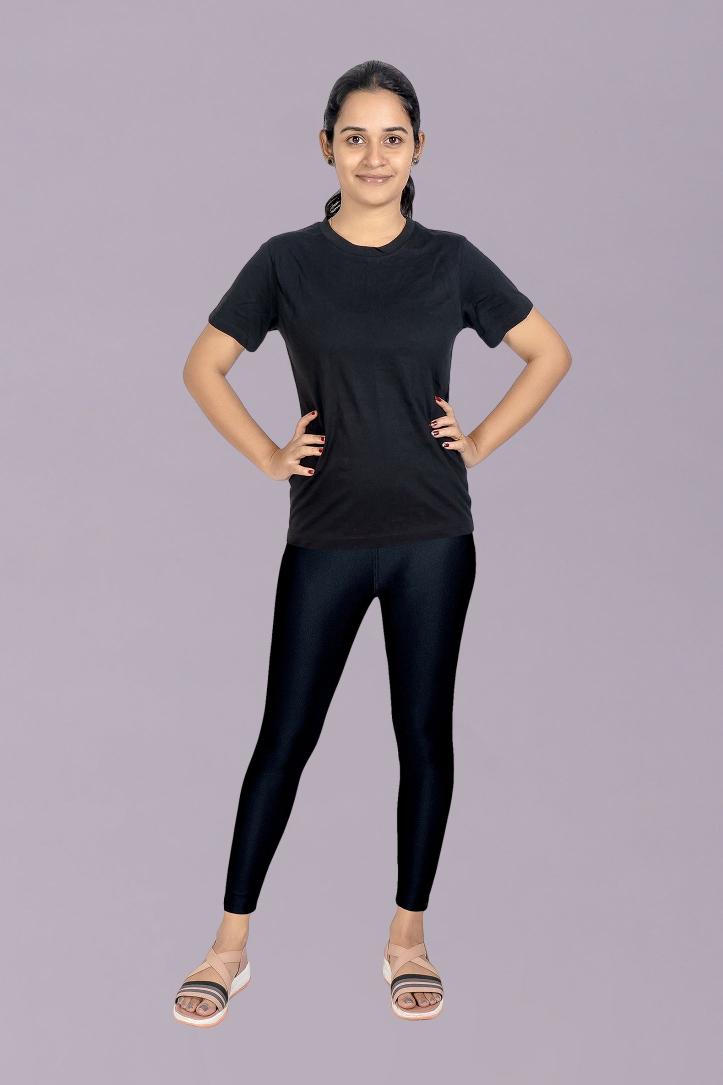 Shimmer Leggings navy