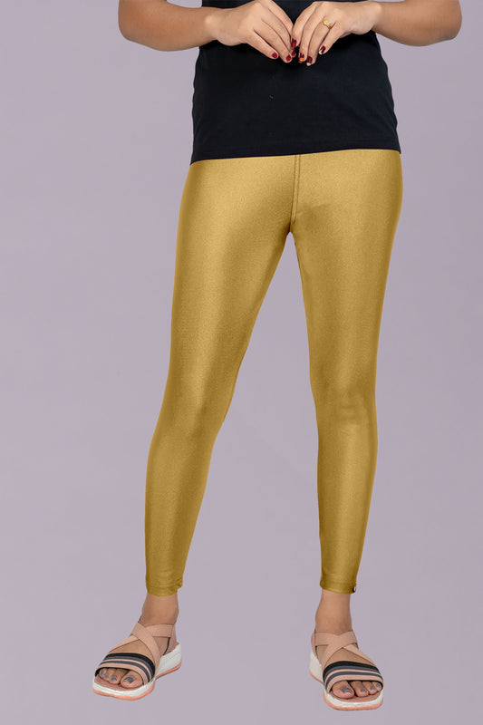 Shimmer Leggings Gold