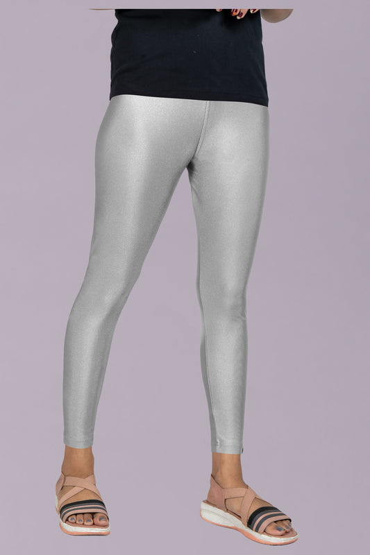 Shimmer Leggings Silver