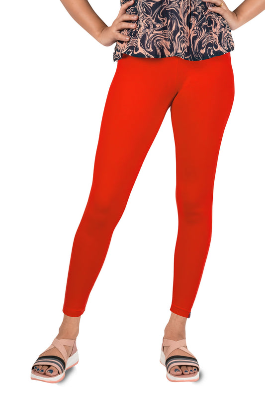 Ankle Leggings Red
