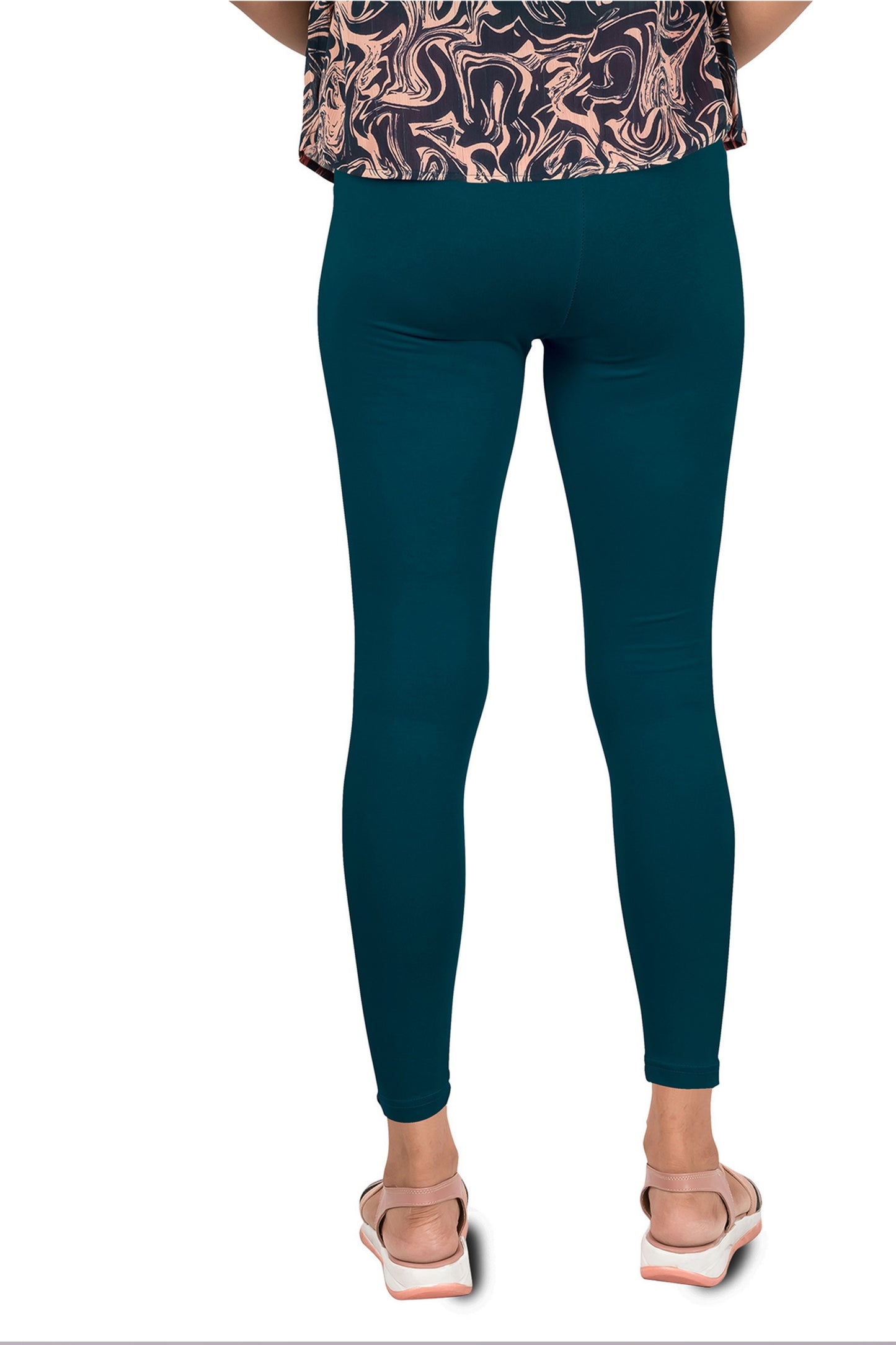 Ankle Leggings Peacock Blue