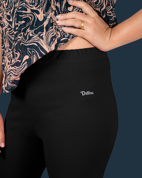 Cotton Lycra chudidar Length Gathering Elastic Leggings