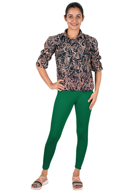 Ankle Leggings Pakistan Green