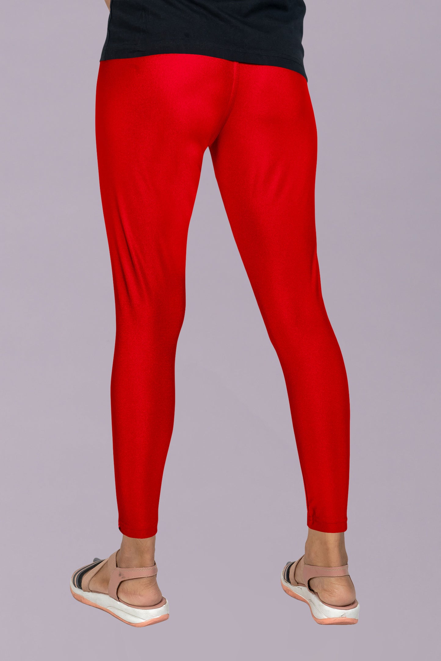 Shimmer Leggings Red