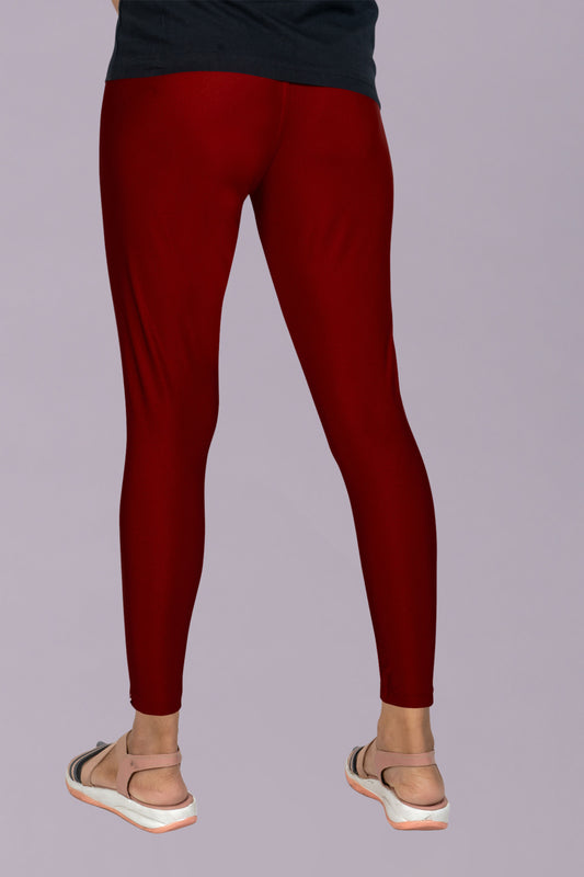 Shimmer Leggings Meroon