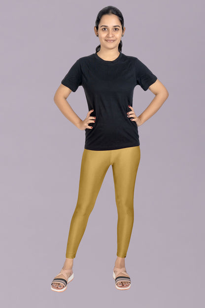 Shimmer Leggings Gold