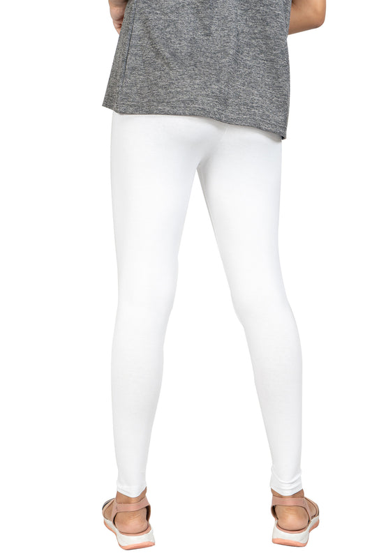 Ankle Leggings White