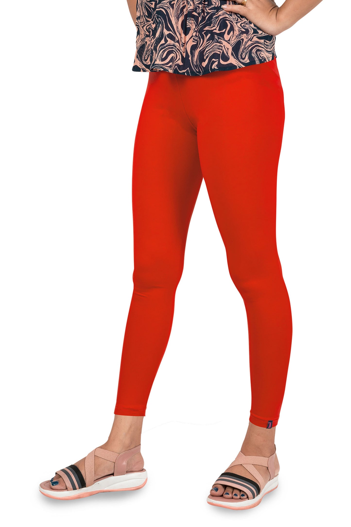 Ankle Leggings Red