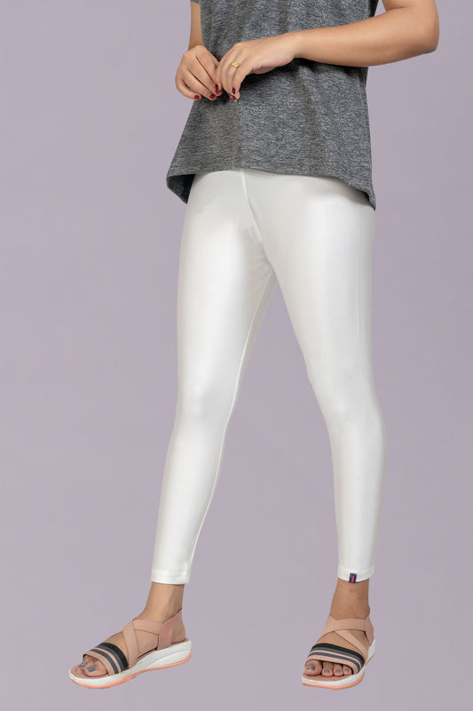 Shimmer Leggings White