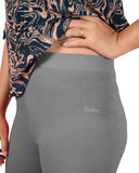 Cotton Lycra Ankle Length Flat Elastic Leggings