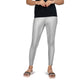 Shimmer Nylon Ankle Flat Elastic Leggings